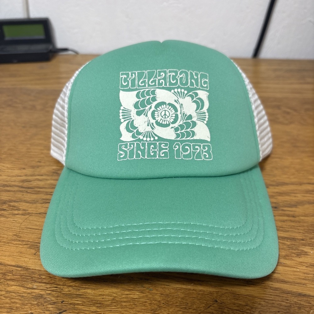 Billabong Women's Across Waves Trucker Snapback Hat - Teal/White